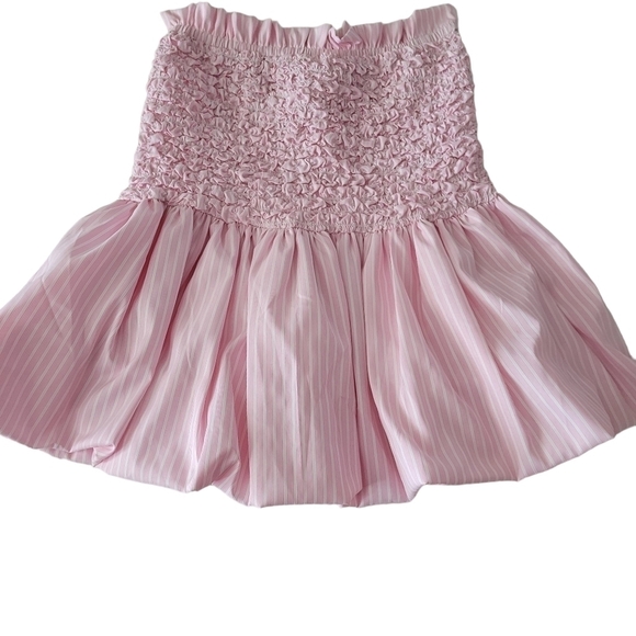 Petersyn Easton Popcorn Bubble Striped Skirt Fuchsia Size XSmall - Picture 1 of 10
